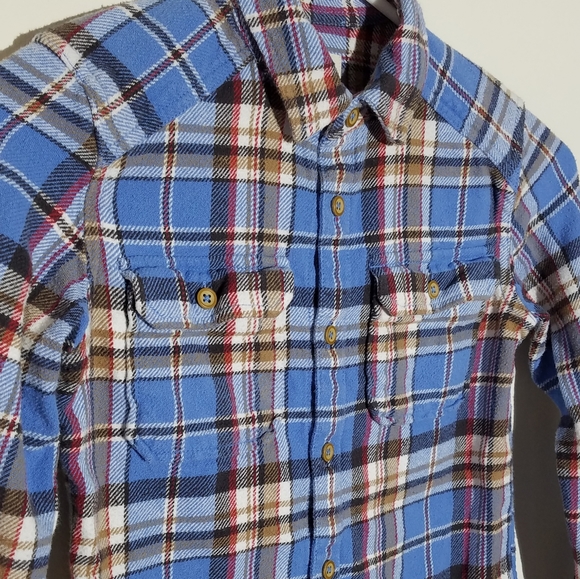 Tucker + Tate Flannel Button Down Polo Shirt 6 - Picture 3 of 5